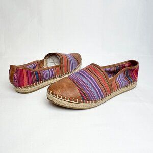 Steve Madden Shoes Womens Loafer Espadrilles Fabric Multicolor Size 6.5M